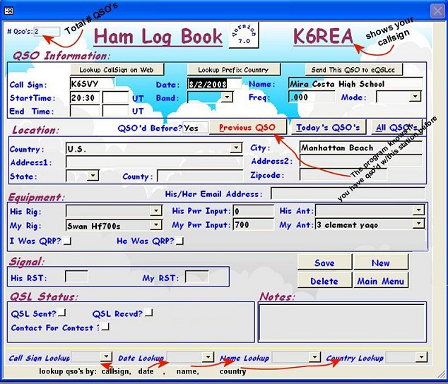 free ham radio logging software download